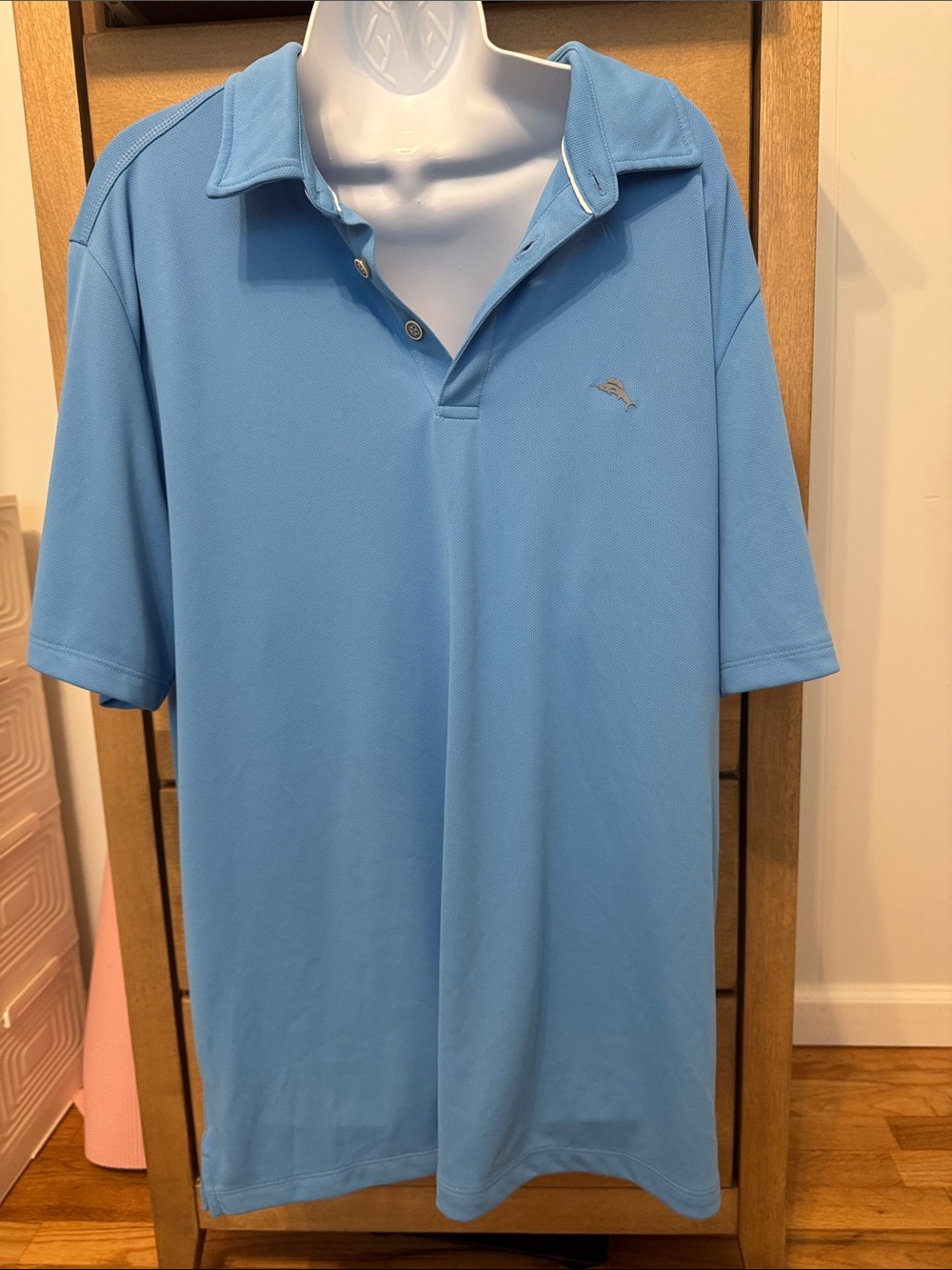 Tommy Bahama Blue Short-Sleeve Polo